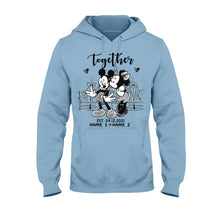 Load image into Gallery viewer, Personalized Couple Mouse T-shirt & Hoodie Gift for Anniversary