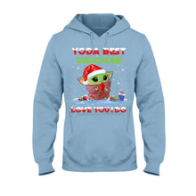 Load image into Gallery viewer, Personalized Yoda Best T-Shirt and Hoodie Christmas Gift for Dad/Mom
