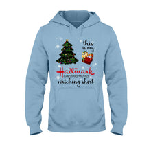 Load image into Gallery viewer, Personalized Hallmark Christmas Movies Watching T-shirt & Hoodie