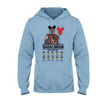 Load image into Gallery viewer, Personalized DADALORIAN T-Shirt & Hoodie Gift for Dad