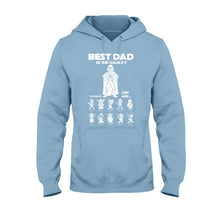 Load image into Gallery viewer, Personalized Best Dad In The Galaxy T-shirt & Hoodie Gift
