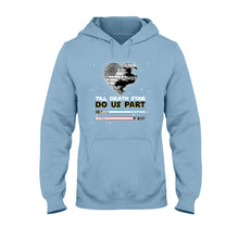 Load image into Gallery viewer, Personalized Till Death Star Do Us Part Couple T-shirt & Hoodie Gift