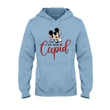 Load image into Gallery viewer, Personalized 'Not Today Cupid' T-shirt & Hoodie for Her - Custom Name Gift
