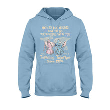Load image into Gallery viewer, Personalized Couple Ohana T-Shirt & Hoodie Custom Names Gift