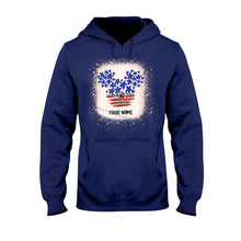 Load image into Gallery viewer, Personalized Stars And Stripes Mouse Ears T-Shirt & Hoodie for Independence Day