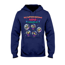 Load image into Gallery viewer, Personalized Turtley Awesome Nana T-shirt Custom Family Gift