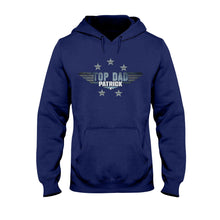 Load image into Gallery viewer, Personalized Top Dad T-shirt & Hoodie Gift with Custom Name