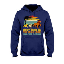 Load image into Gallery viewer, Personalized Best Dad T-Shirt & Hoodie for Father's Day Gift