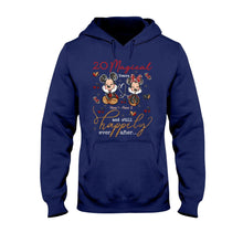 Load image into Gallery viewer, Personalized Couple T-shirt and Hoodie with Names for Anniversary Gift
