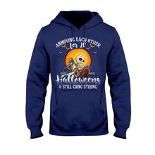 Load image into Gallery viewer, Personalized Halloween T-shirt & Hoodie Custom Names Gift