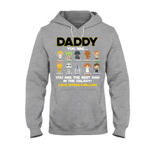 Load image into Gallery viewer, Personalized Father's Day T-shirt with Star Wars Design Gift for Dad