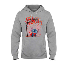 Load image into Gallery viewer, Personalized Couple T-shirt & Hoodie with Custom Names | Unique Romantic Gift