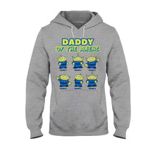 Load image into Gallery viewer, Personalized Daddy Of The Aliens T-Shirt & Hoodie Gift for Dad