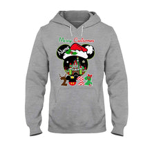 Load image into Gallery viewer, Personalized Christmas Mouse T-shirt & Hoodie Custom Name Gift