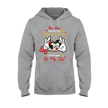 Load image into Gallery viewer, Personalized Couple T-shirt & Hoodie Custom Name Gift