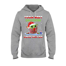 Load image into Gallery viewer, Personalized Yoda Best T-Shirt and Hoodie Christmas Gift for Dad/Mom