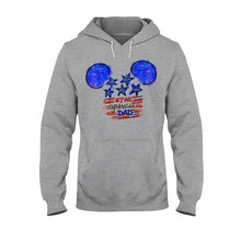 Load image into Gallery viewer, Personalized Star Spangled Dad T-Shirt & Hoodie Gift for Father's Day