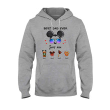 Load image into Gallery viewer, Personalized Best Dad Ever Mouse T-shirt and Hoodie Gift for Father's Day