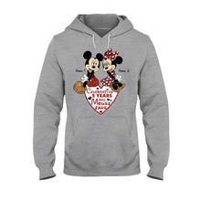 Load image into Gallery viewer, Personalized Couple Mouse T-shirt & Hoodie Gift for Anniversary