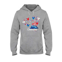 Load image into Gallery viewer, Personalized Best Grandma Ever T-shirt & Hoodie for Independence Day Gift