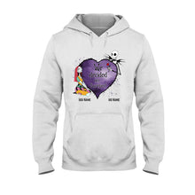 Load image into Gallery viewer, Personalized Couple T-Shirt & Hoodie Custom Names Gift