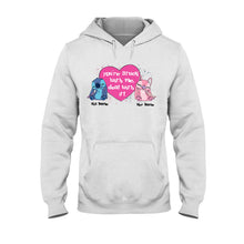 Load image into Gallery viewer, Personalized Couple T-shirt and Hoodie You're Stuck With Me Gift