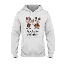 Load image into Gallery viewer, Personalized Disney Adventure T-shirt & Hoodie for Couples