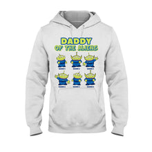 Load image into Gallery viewer, Personalized Daddy Of The Aliens T-Shirt & Hoodie Gift for Dad