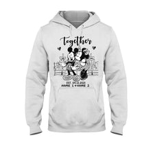 Load image into Gallery viewer, Personalized Couple Mouse T-shirt & Hoodie Gift for Anniversary