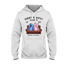 Load image into Gallery viewer, Personalized Couple Ohana T-shirt & Hoodie Custom Gift