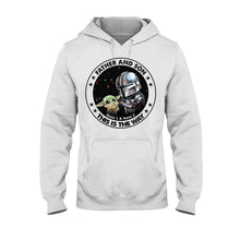 Load image into Gallery viewer, Personalized Father's Day T-shirt & Hoodie with Star Wars Theme