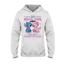 Load image into Gallery viewer, Personalized T-shirt and Hoodie Magic Years Gift for Couple