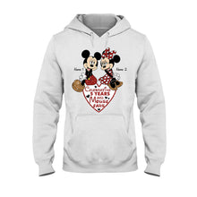 Load image into Gallery viewer, Personalized Couple Mouse T-shirt & Hoodie Gift for Anniversary