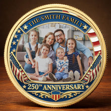 Load image into Gallery viewer, Personalized Commemorative Coin Custom Family Photo Gift