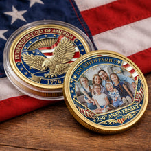 Load image into Gallery viewer, Personalized Commemorative Coin Custom Family Photo Gift