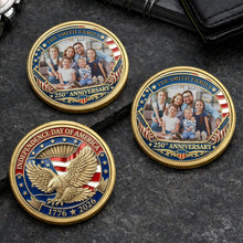 Load image into Gallery viewer, Personalized Commemorative Coin Custom Family Photo Gift