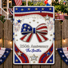 Load image into Gallery viewer, Personalized Metal Sign American Flag Gift for Independence Day