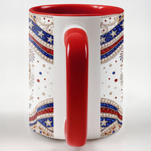 Load image into Gallery viewer, Personalized 250th Anniversary Patriotic Accent Mug Gift