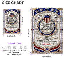 Load image into Gallery viewer, Personalized 3D Rhinestone Stars Flag Custom Name for Family