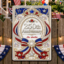 Load image into Gallery viewer, Personalized Metal Sign for 250th Anniversary USA Gift Decor
