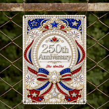 Load image into Gallery viewer, Personalized Metal Sign for 250th Anniversary USA Gift Decor