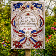 Load image into Gallery viewer, Personalized Metal Sign for 250th Anniversary USA Gift Decor