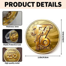 Load image into Gallery viewer, Personalized Commemorative Coin Custom Name 4th of July Gift for Family