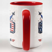 Load image into Gallery viewer, Personalized Ceramic Accent Mug Custom Name USA Independence Day Gift