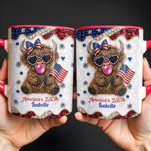 Load image into Gallery viewer, Personalized Accent Mug America 250th Anniversary Custom Gift