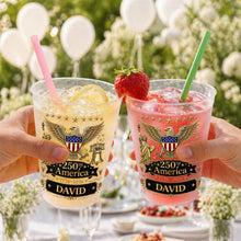 Load image into Gallery viewer, Personalized Frosted Cups Custom Name Independence Day Gift