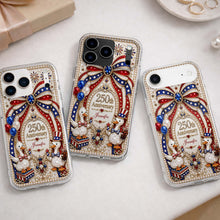Load image into Gallery viewer, Personalized Clear Phone Case Custom Name Patriotic Gift