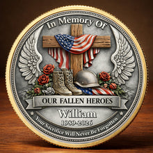 Load image into Gallery viewer, Personalized Memorial Commemorative Coin Custom Name Gift