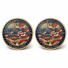 Load image into Gallery viewer, Personalized Commemorative Coin Custom Name Gift for Family