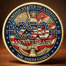 Load image into Gallery viewer, Personalized Commemorative Coin Custom Name Gift for Family